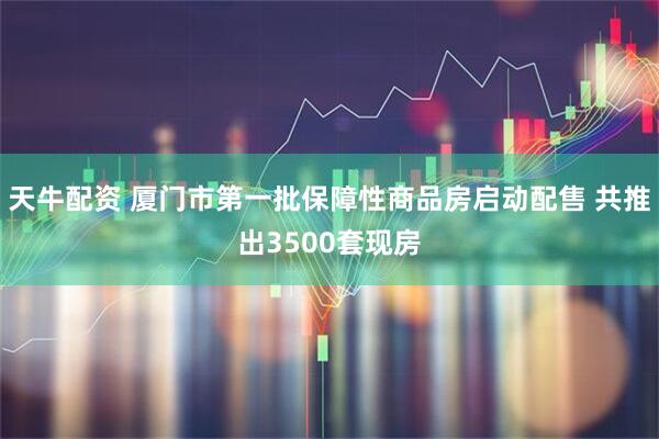 天牛配资 厦门市第一批保障性商品房启动配售 共推出3500套现房
